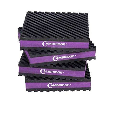 Cambridge Anti Vibration Pads 4 In X 4 In X 78 In Eva And Rubber 4