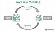 Say's Law - What Is It, Assumption, Example, Implications