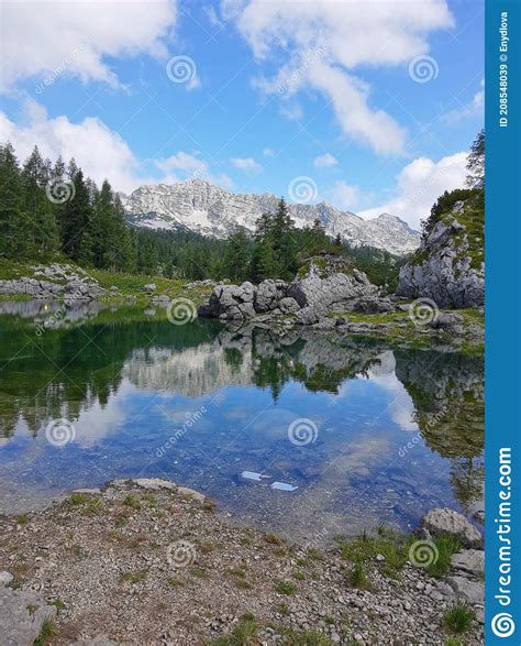 Seven Lakes Valley In Triglav National Park In Slovenia Stock Image