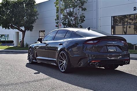Wheel Front Aftermarket And Custom Wheels Gallery Grey Kia Stinger Gt
