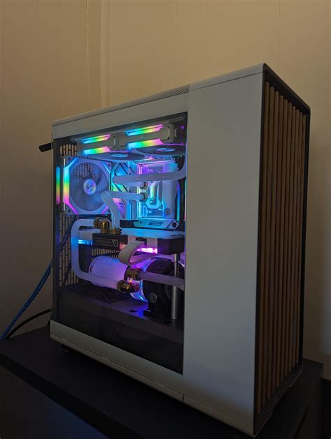 Fractal North Custom Loop 4090 7800x3d First Water Cooled Build R
