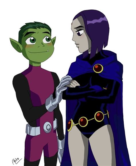 113 Best Images About Raven And Beast Boy On Pinterest