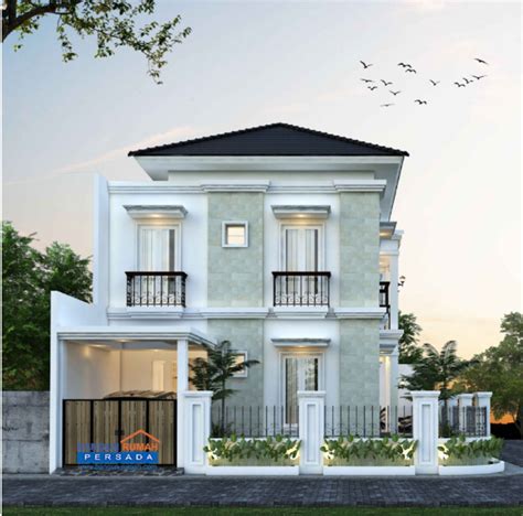 Ingin membangun ⭐ rumah minimalis 2 lantai ? Desain Rumah Klasik 2 Lantai Di Lahan Hook Ukuran 17 x 11 m2