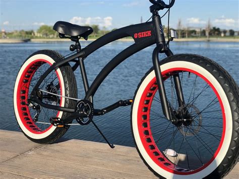 Pin On 2019 Sikk Alloy 7 Speed Fat Tire Cruiser Bike