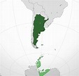 ﻿Mapa de Argentina﻿, donde está, queda, país, encuentra, localización ...