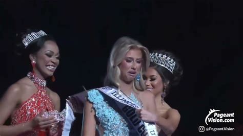 2023 Miss Illinois Teen Usa Crowning Moment Vivica Lewandowski Youtube