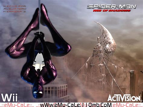 Web Of Shadows Suit Web Black Shadows Man Spider Hd Wallpaper