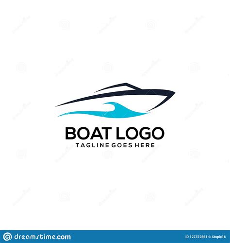 Creative Boat Logo Design Vector Art Logo 127372486