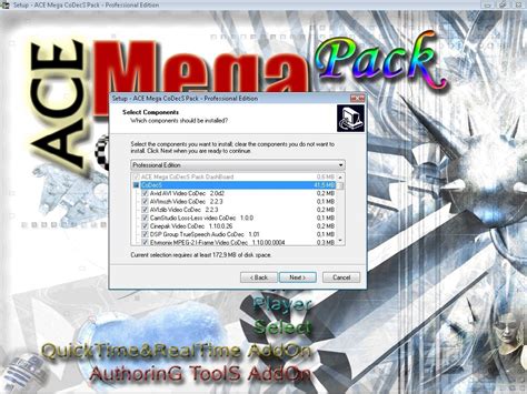 It is easy to use, but also very flexible with many options. ACE Mega CoDecS Pack App Free Download for PC Windows 10