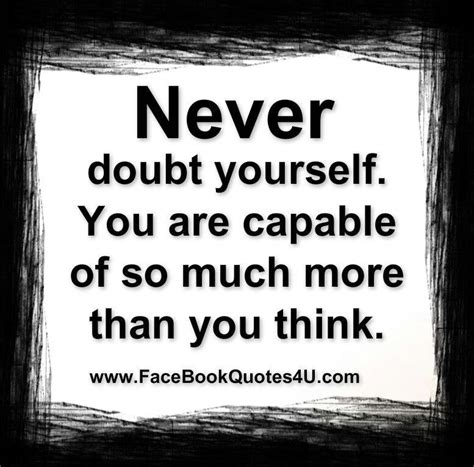 Never Doubt Yourself Quote Posters Poem Quotes Words Of Wisdom