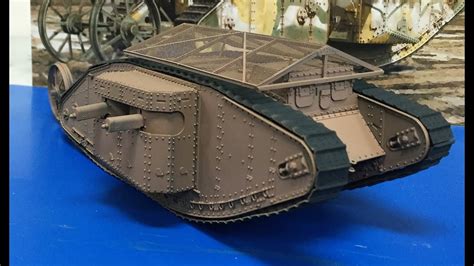 Building The Takom 135 British Mk I Female Ww I Tank Complete Build