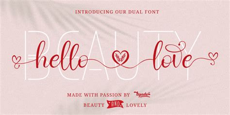 Hello Love Font Webfont And Desktop Myfonts