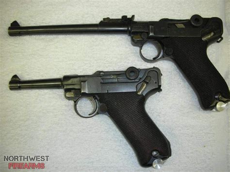2 German Lugers Dwm And Erfurt Artillery Model Northwest Firearms