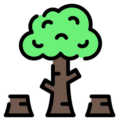 La Déforestation Icônes écologie Et Environnement Gratuites