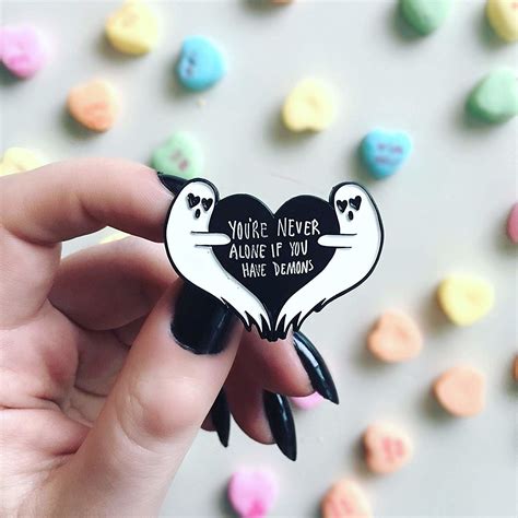 An Enamel Pin Sure To Let Your Sweetheart Know Youd Never Leave Them