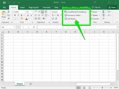 Cell Styles Microsoft Excel