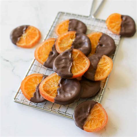 Chocolate Dipped Orange Slices Make With Mara