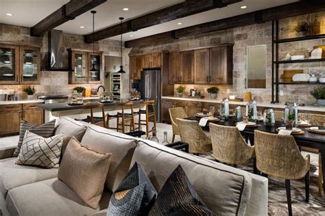 Hillcrest By Toll Brothers In Cadence Interior Design Rustic Toll