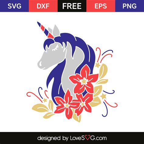 4th Of July Unicorn - Lovesvg.com