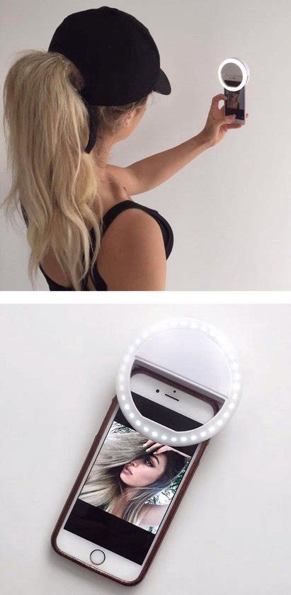 Selfie Ring Light Clip Telefoon Ringlamp Lumee Case LED Crown