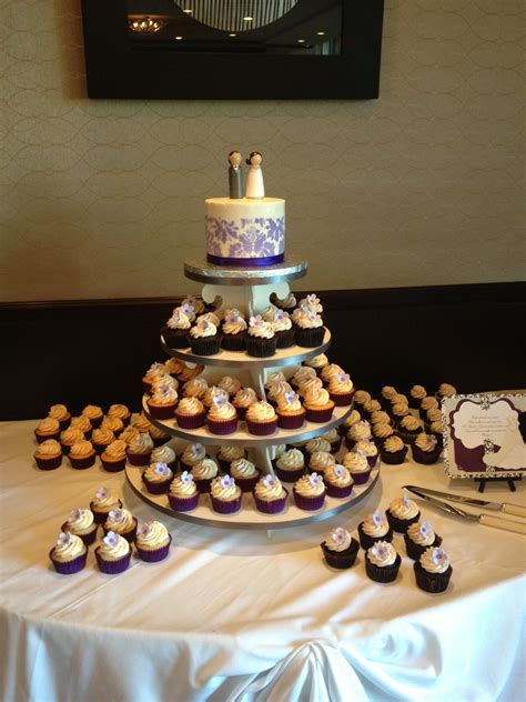Cupcake Tiered Wedding Cake