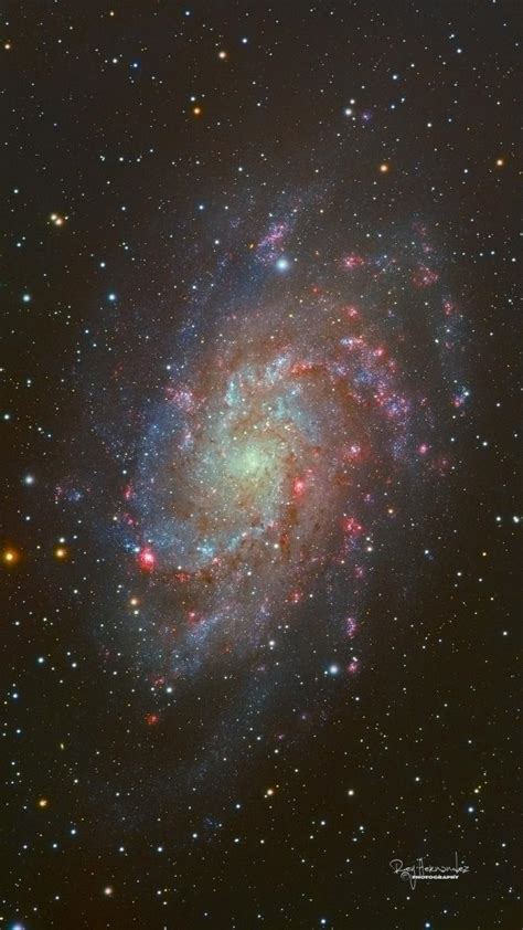 M33 Triangulum Galaxy In Hargb Experienced Deep Sky Imaging Cloudy