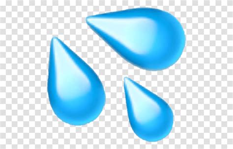 Water Droplet Emoji Goutte D Eau Iphone Transparent Png