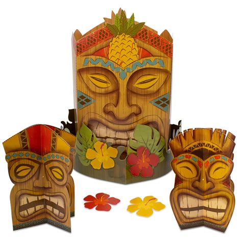 Vintage Tiki Centerpiece Decorating Kit