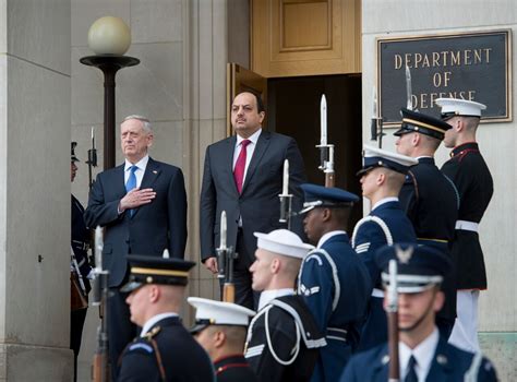 mattis qatari counterpart pledge continued cooperation u s department of defense defense