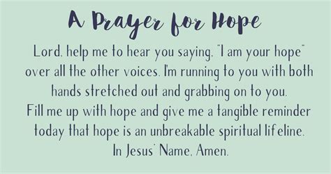 27 Prayers For Hope Quotes Best Day Quotes