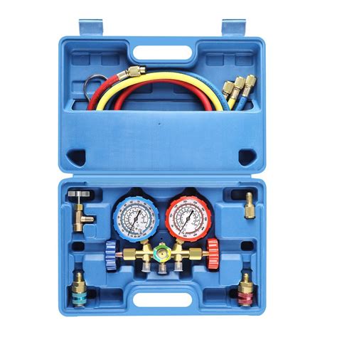 Buy 3 Way Ac Diagnostic Manifold Gauge Set For Freon Charging Fits