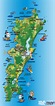 Mapa de Florianópolis - Brasil. | Mapa de florianopolis, Ilha de santa ...