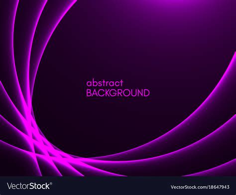 Abstract Purple Background Violet Lines On Dark Vector Image