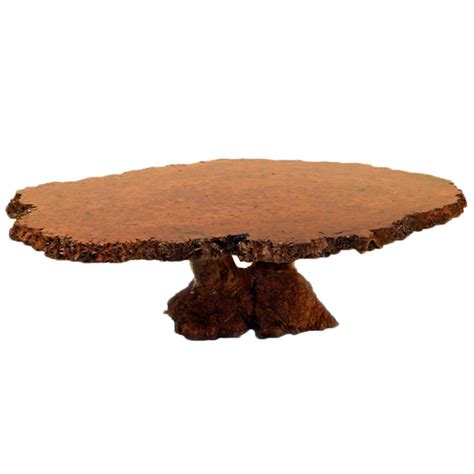 The piece i had was approximately 3 feet wide, 4 ½ feet long and 2 thick, which makes a nice size coffee table, especially against a corner type of couch. BURL COFFEE TABLES | Naturally Timber