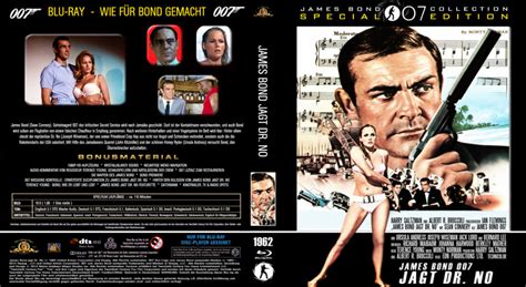 James Bond 007 Jagt Dr No Blu Ray Dvd Cover 1962 R2 German