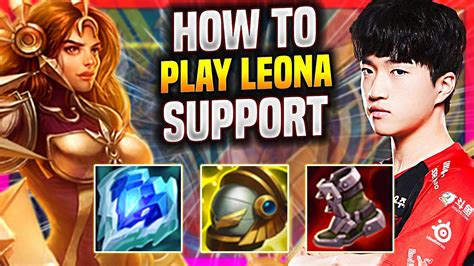 learn how to play leona support like a pro t1 keria plays leona support vs senna season
