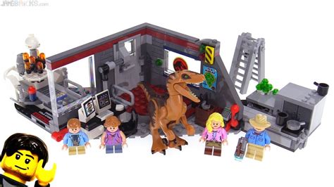 Lego Jurassic Park Velociraptor Chase Review 75932 Youtube