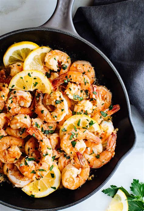 Lemon Garlic Butter Shrimp 20 Minute Meal Pinch And Swirl