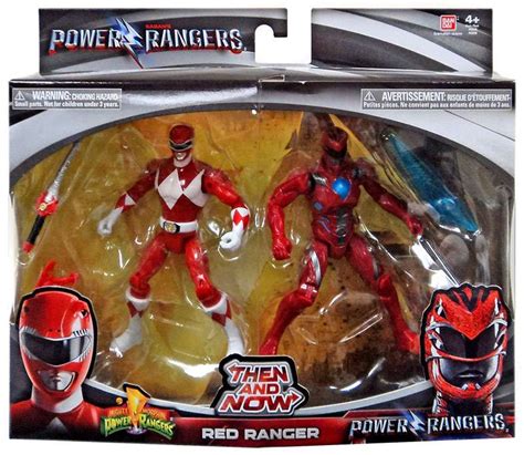 Power Rangers Movie Then And Now Red Ranger 6 Action Figure 2 Pack