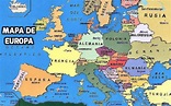 Mapa Paises De Europa En Español - Mapa Fisico