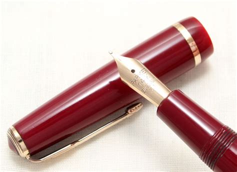 8808 Parker Duofold Senior In Burgundy C1965 Smooth Medium Five Star Nib