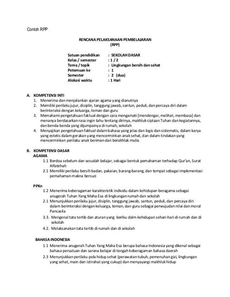 31+ Contoh Rpp Tematik Kelas 2 Kurikulum 2013 Background