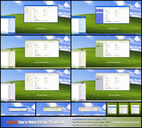 Xp Luna Full Version Theme For Windown 10 By Cleodesktop On Deviantart