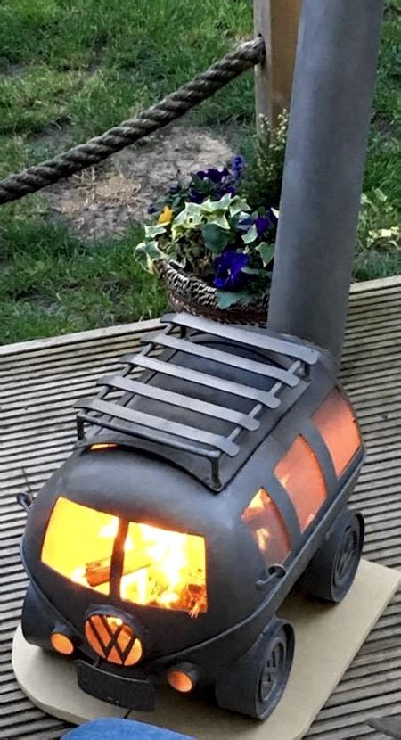 VW Camper Wood Burner