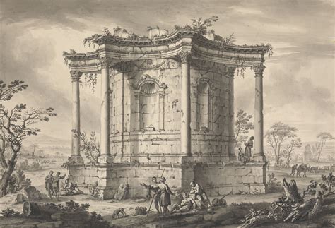 Luigi Balugani 1737 70 The Temple Of Venus At Baalbek