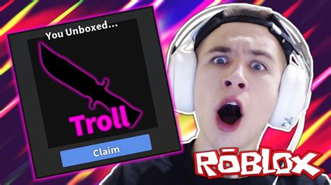 Roblox guest jacket mm2 knife. NEW TROLL KNIFE?! | MM2 Unboxing - YouTube