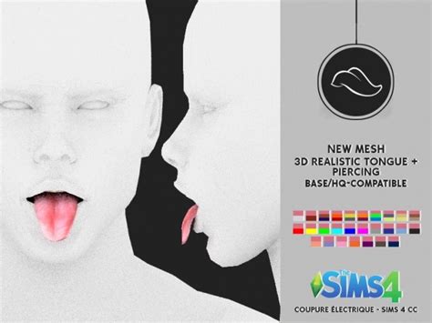 3d Realistic Tongue By Thiago Mitchell At Redheadsims Sims 4 Updates