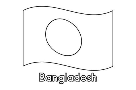 Bangladesh Flag Coloring Page Svg Cut File By Creative Fabrica Crafts · Creative Fabrica