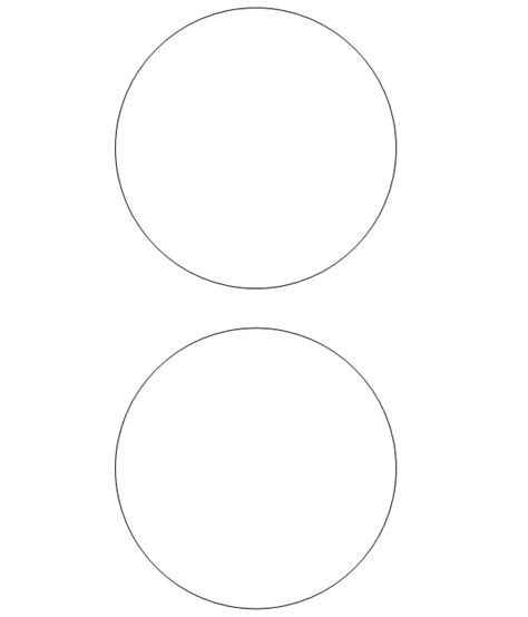 3 Inch Diameter Circle Template