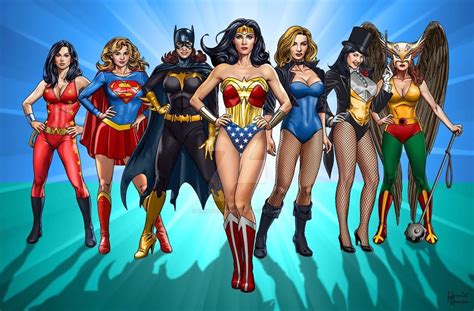 Dcs Girls Chicas Super Héroes Superhéroe Femenina Y Arte Dc Comics